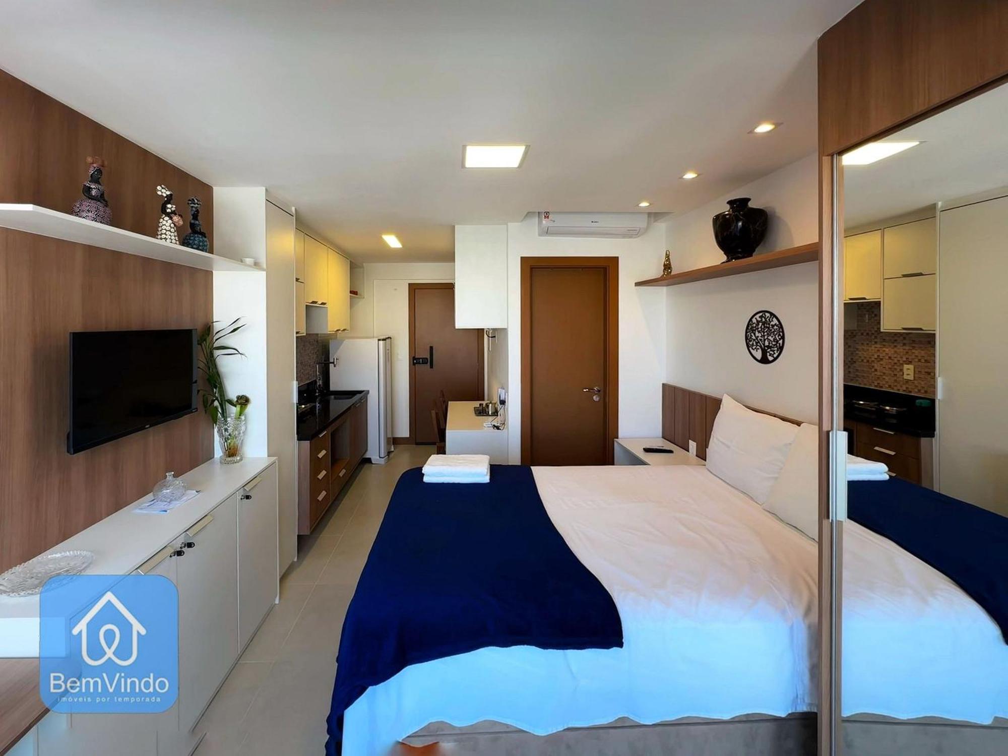 Apartment Estudio Completo No Zn Barra Com Vista Panoramica