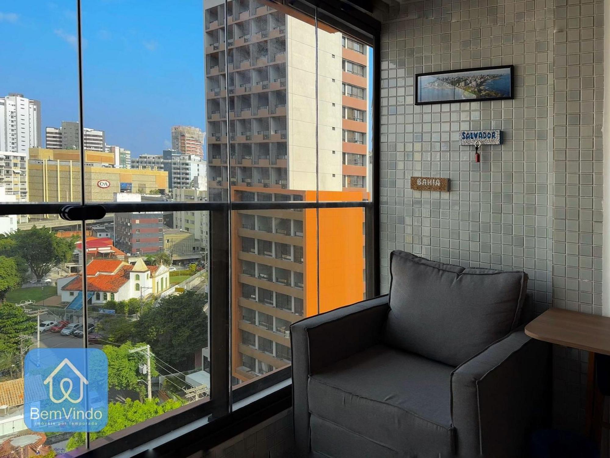 Estudio Completo No Zn Barra Com Vista Panoramica Salvador