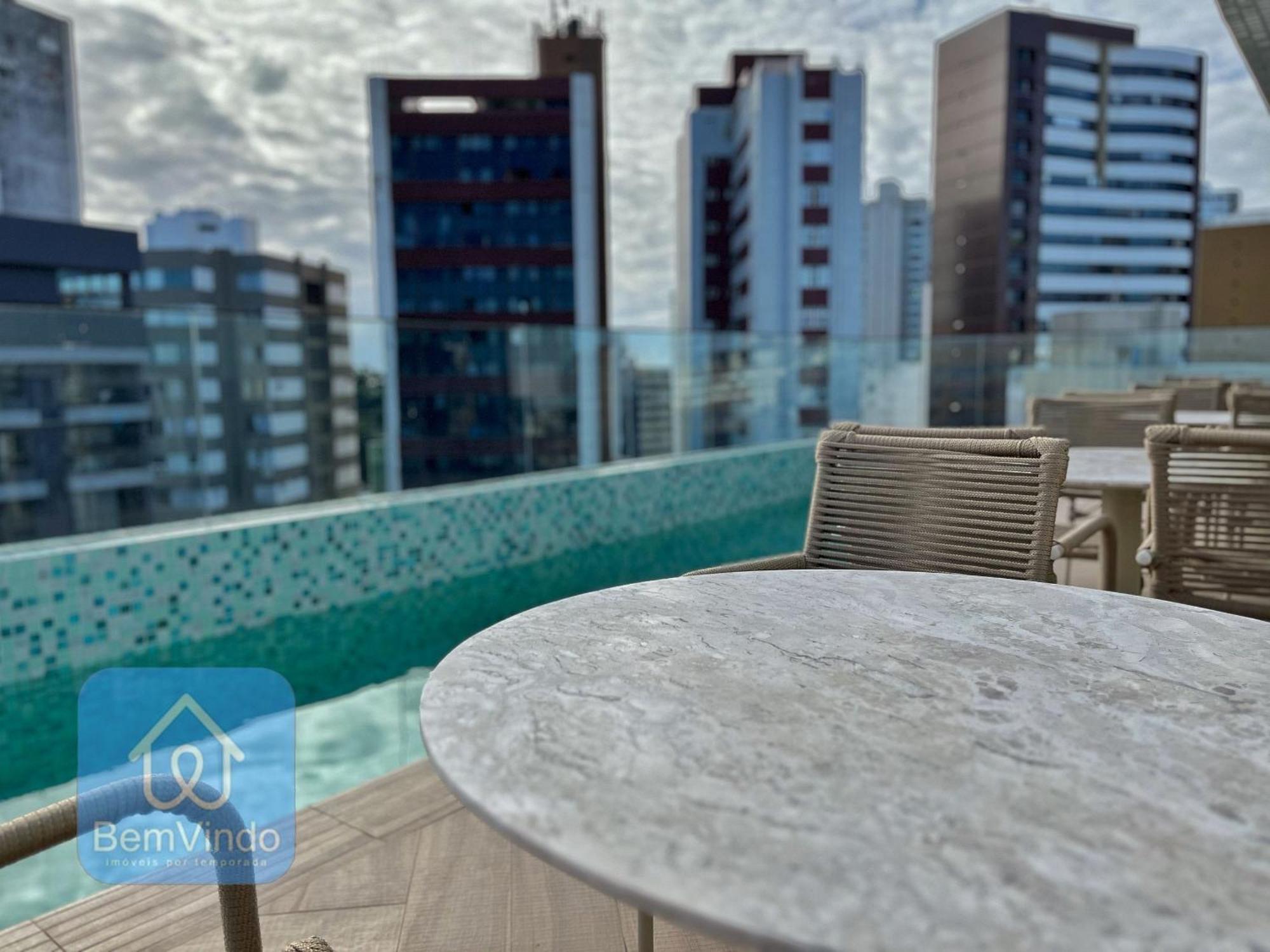 Apartamento Estudio Completo No Zn Barra Com Vista Panoramica *